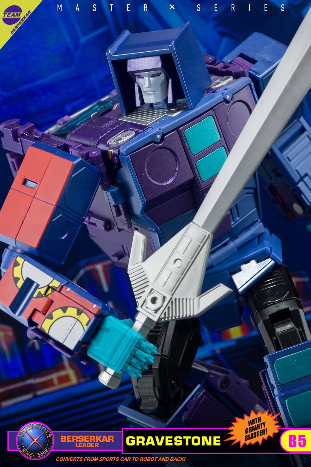 X-Transbots MX-12GB5 Gravestone (G2 Motormaster) Offical Images